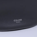 CELINE Big bag Shoulder Bag Leather Gray Auth 74791SAM-18