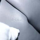 CELINE Big bag Shoulder Bag Leather Gray Auth 74791SAM-11