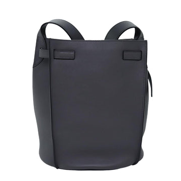 CELINE Big bag Shoulder Bag Leather Gray Auth 74791SAM - 0