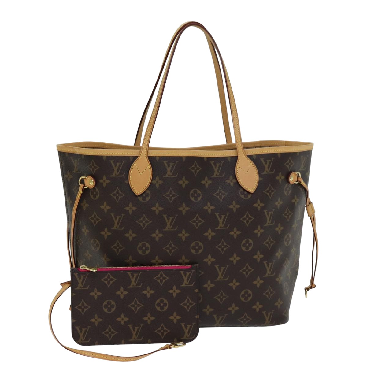 LOUIS VUITTON Monogram Neverfull MM Tote Bag M40156 LV Auth 74804A