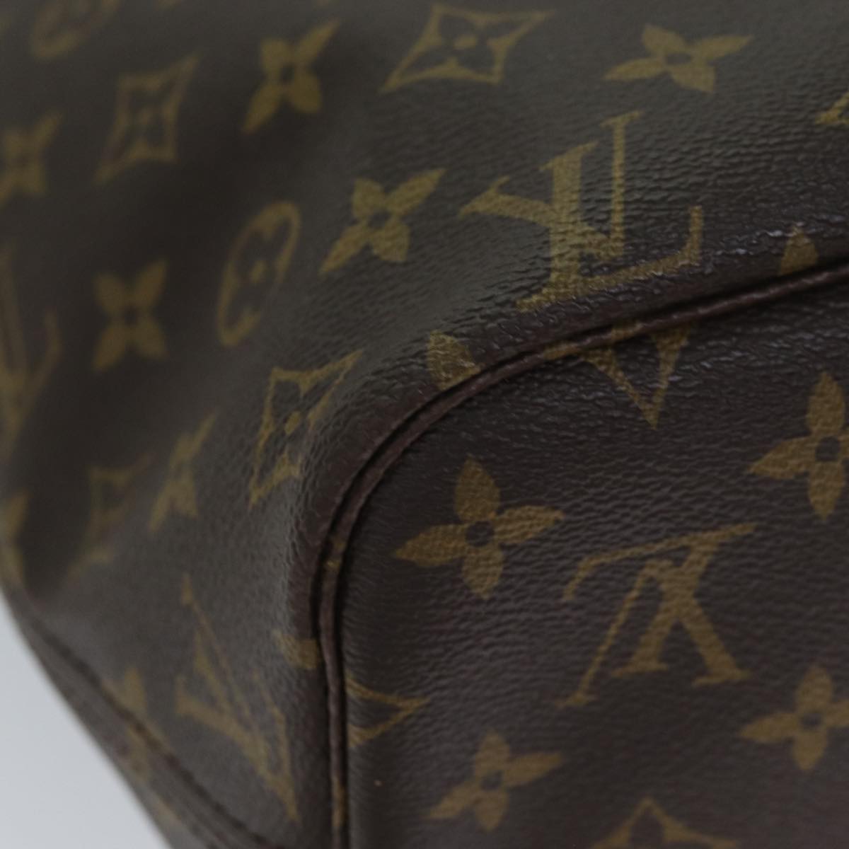 LOUIS VUITTON Monogram Neverfull MM Tote Bag M40156 LV Auth 74804A