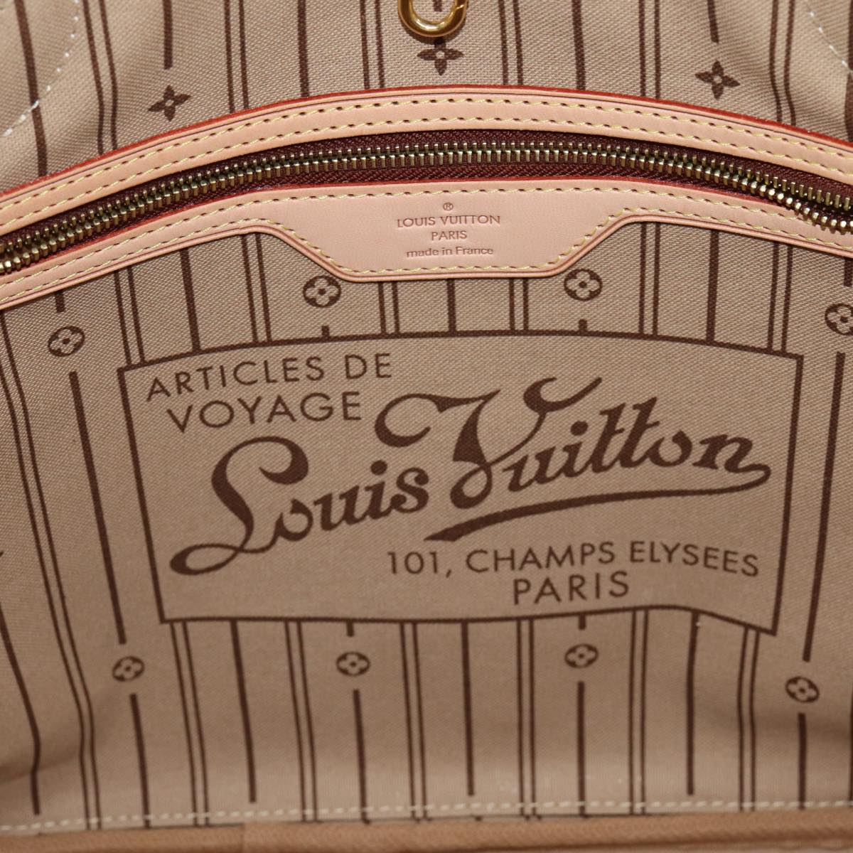 LOUIS VUITTON Monogram Neverfull MM Tote Bag M40156 LV Auth 74804A