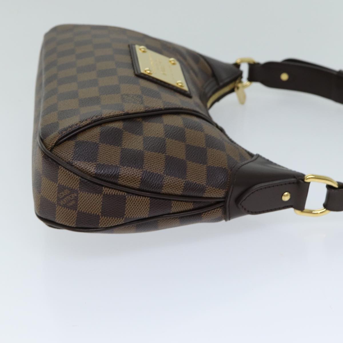 LOUIS VUITTON Damier Ebene Thames PM Shoulder Bag N48180 LV Auth 74818