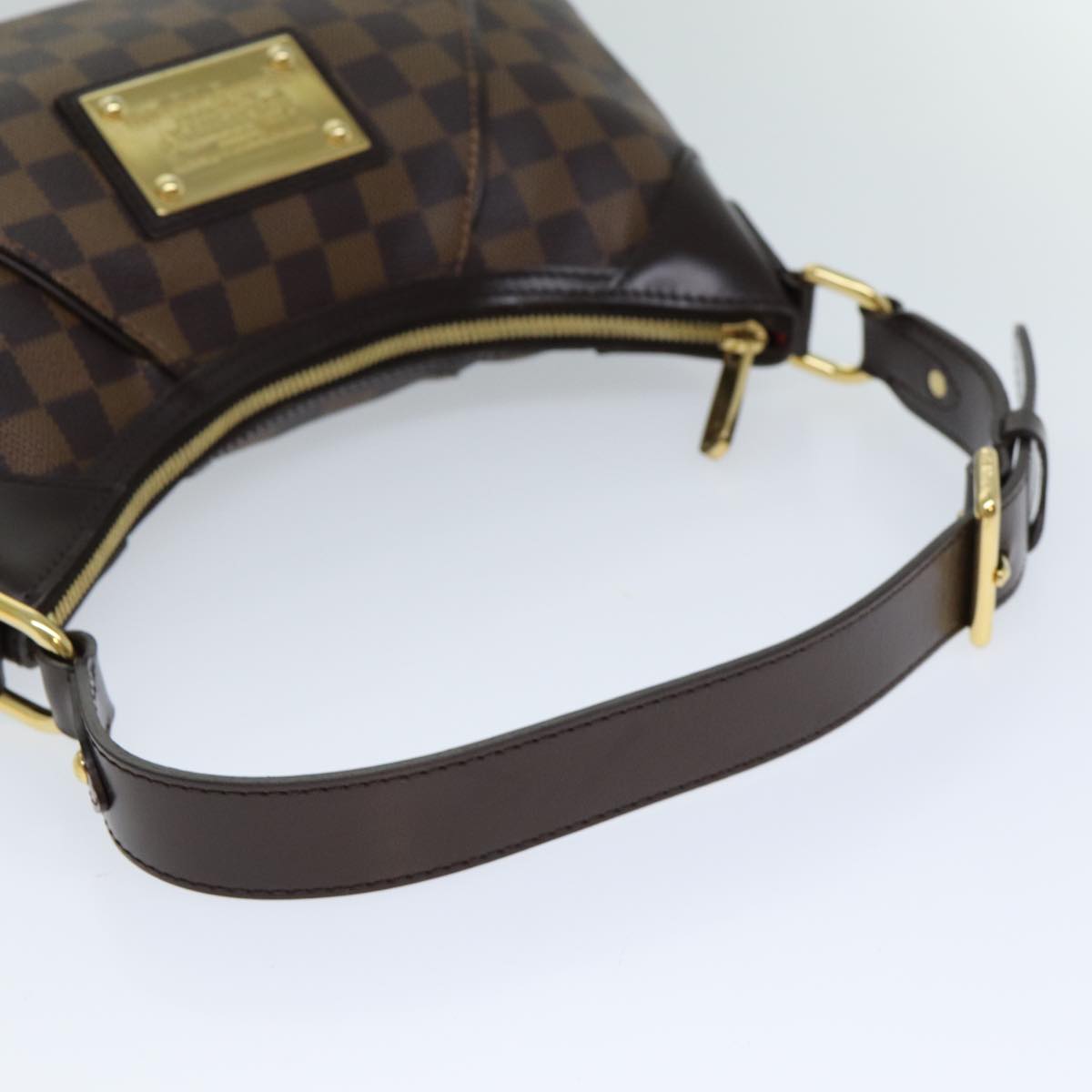 LOUIS VUITTON Damier Ebene Thames PM Shoulder Bag N48180 LV Auth 74818