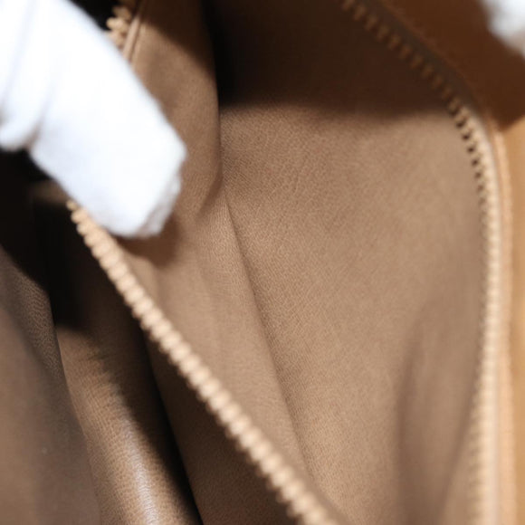 CELINE C Macadam Canvas Schoudertas Beige Auth 74866