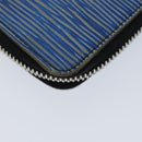 LOUIS VUITTON Epi Zippy Wallet Long Wallet Blue M61873 LV Auth 74868-15