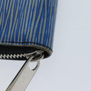 LOUIS VUITTON Epi Zippy Wallet Long Wallet Blue M61873 LV Auth 74868-16