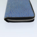 LOUIS VUITTON Epi Zippy Wallet Long Wallet Blue M61873 LV Auth 74868-3