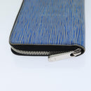 LOUIS VUITTON Epi Zippy Wallet Long Wallet Blue M61873 LV Auth 74868-4
