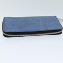 LOUIS VUITTON Epi Zippy Wallet Long Wallet Blue M61873 LV Auth 74868-5