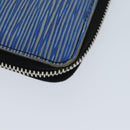 LOUIS VUITTON Epi Zippy Wallet Long Wallet Blue M61873 LV Auth 74868-14
