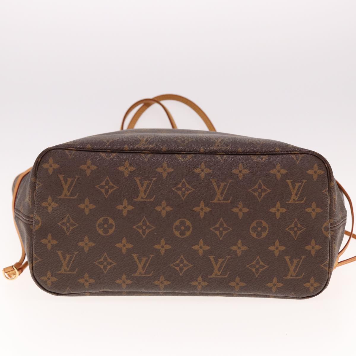 LOUIS VUITTON Monogram Neverfull MM Tote Bag M40156 LV Auth 74879