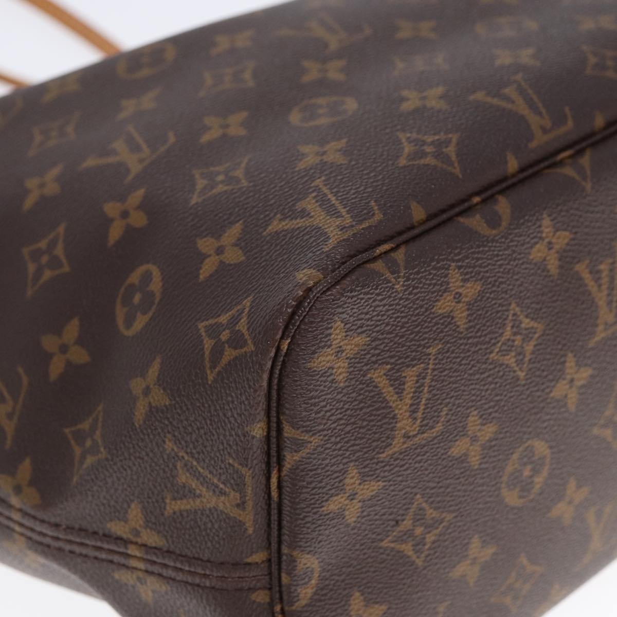 LOUIS VUITTON Monogram Neverfull MM Tote Bag M40156 LV Auth 74879