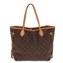 LOUIS VUITTON Monogram Neverfull MM Tote Bag M40156 LV Auth 74879-13