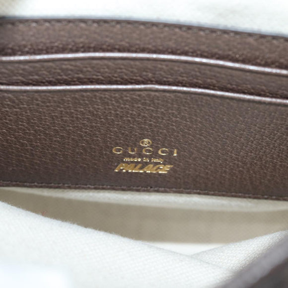 GUCCI GG Canvas Web Sherry Line GUCCIxPALACE Bag Camouflage 723142 Auth 74880SV