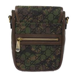 GUCCI GG Canvas Web Sherry Line GUCCIxPALACE Bag Camouflage 723142 Auth 74880SV - 0