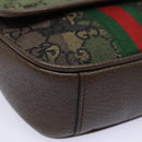 GUCCI GG Canvas Web Sherry Line GUCCIxPALACE Bag Camouflage 723142 Auth 74880SV-7