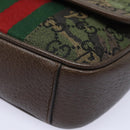 GUCCI GG Canvas Web Sherry Line GUCCIxPALACE Bag Camouflage 723142 Auth 74880SV-14