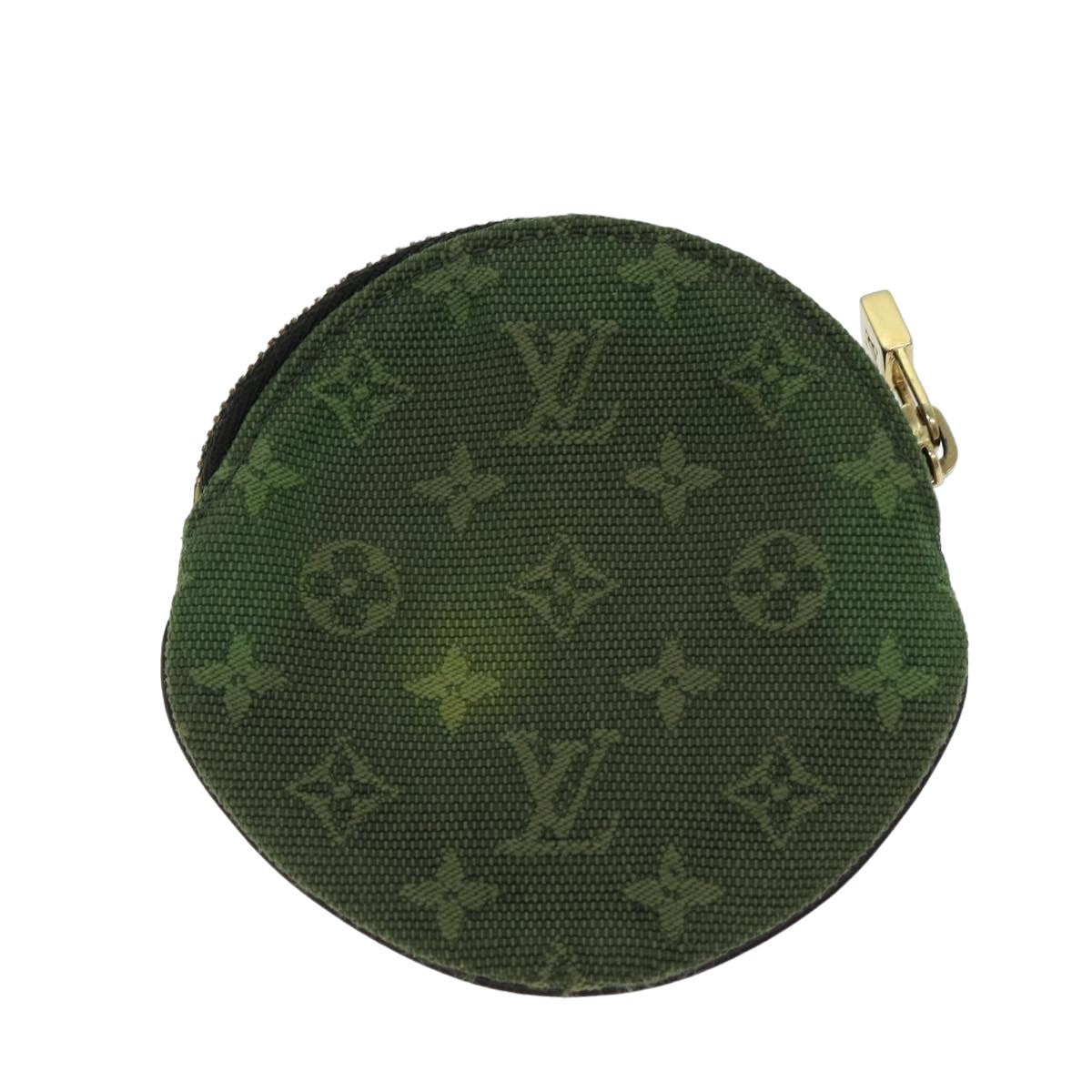 LOUIS VUITTON Monogram Mini Porte Monnaie Ron Purse TST Khaki M92451 Auth 74895 - 0