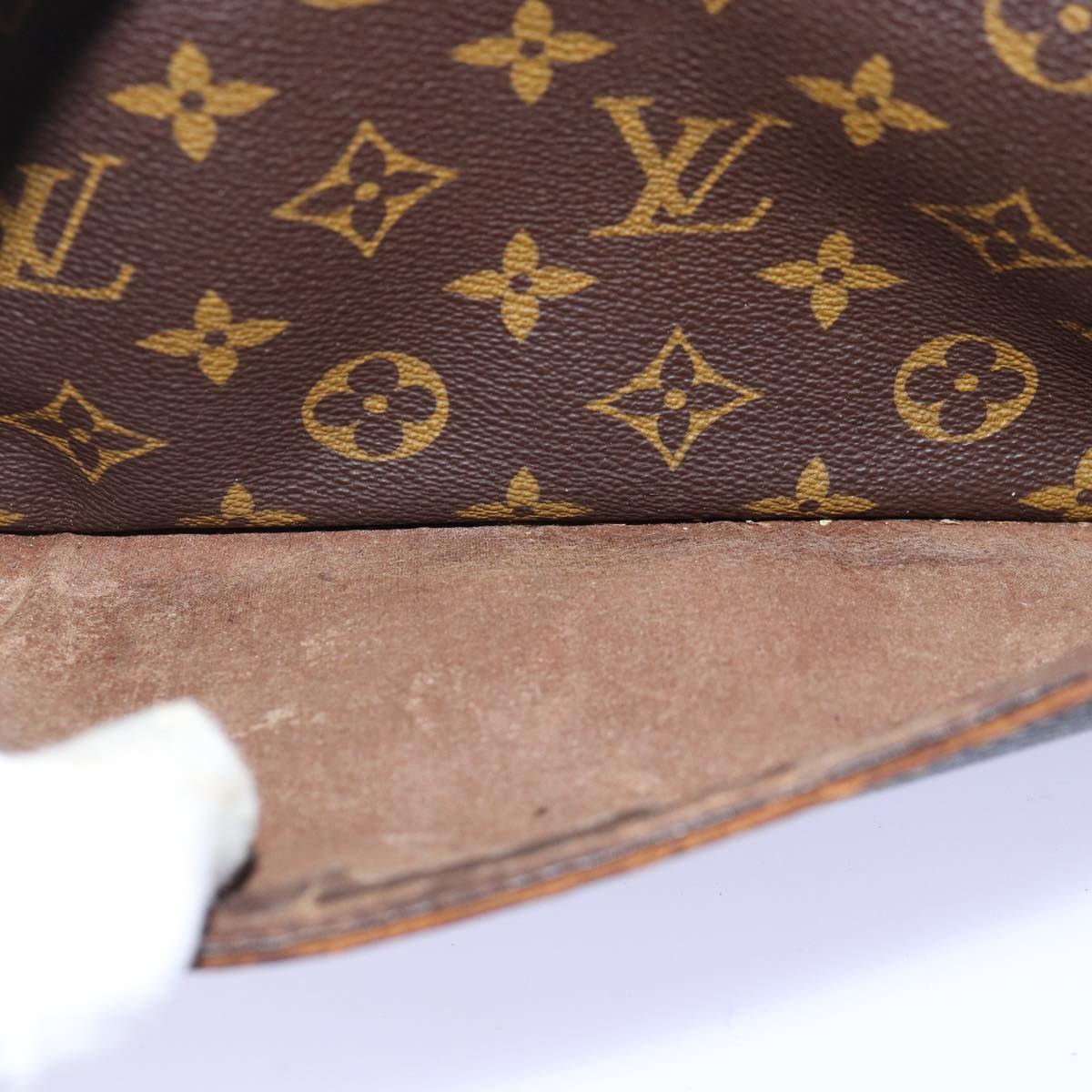 LOUIS VUITTON Monogram Compiegne 28 Clutch Bag M51845 LV Auth 74902