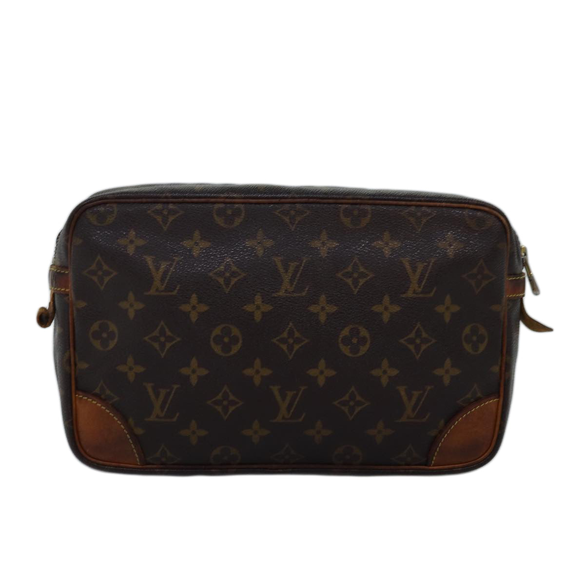 LOUIS VUITTON Monogram Compiegne 28 Clutch Bag M51845 LV Auth 74902 - 0