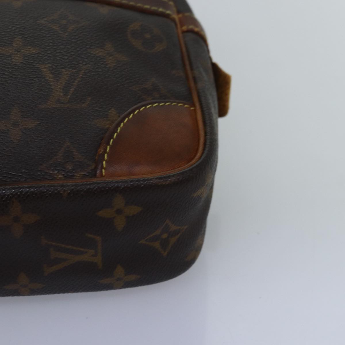 LOUIS VUITTON Monogram Compiegne 28 Clutch Bag M51845 LV Auth 74902