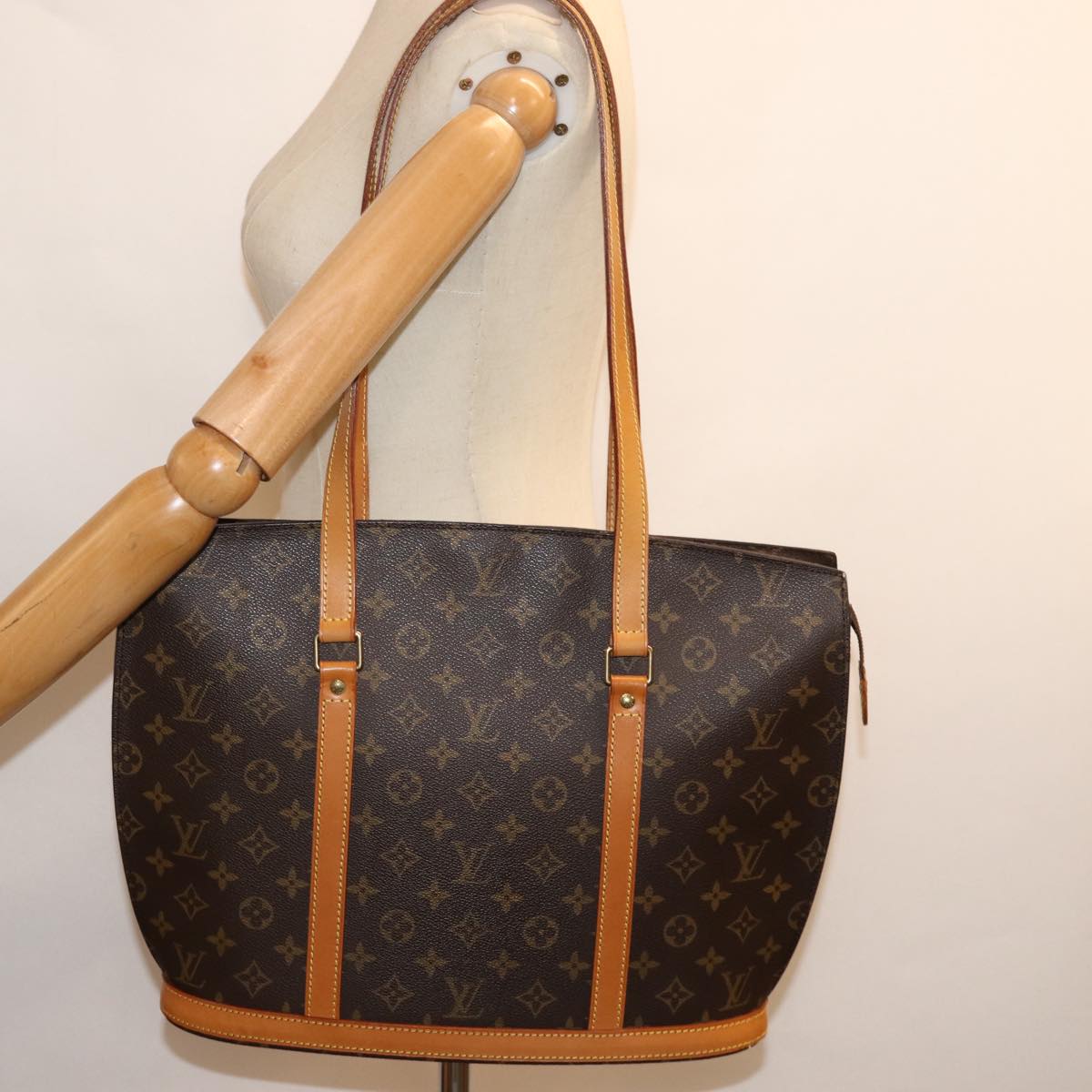 LOUIS VUITTON Monogram Babylone Tote Bag M51102 LV Auth 74927