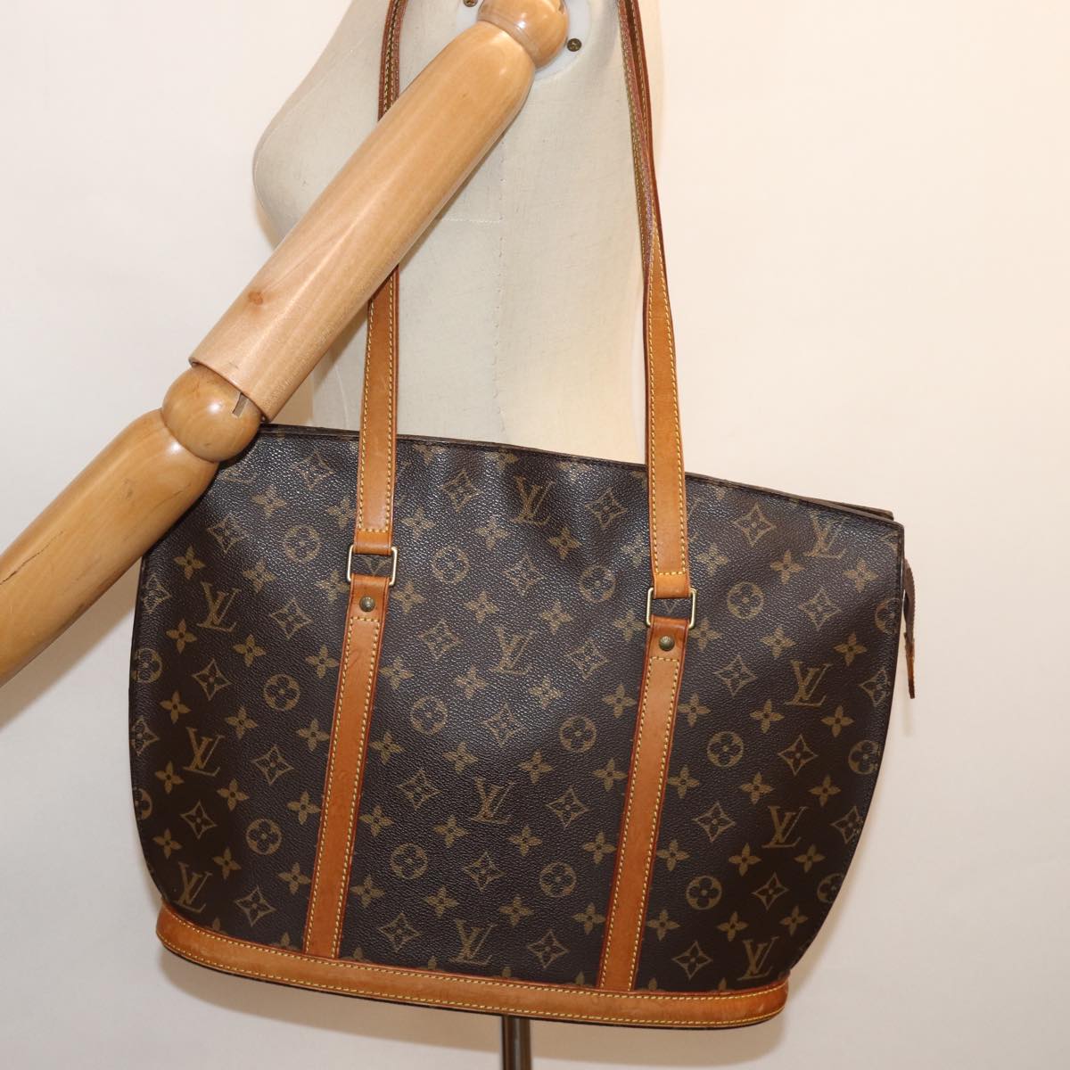 LOUIS VUITTON Monogram Babylone Tote Bag M51102 LV Auth 74929