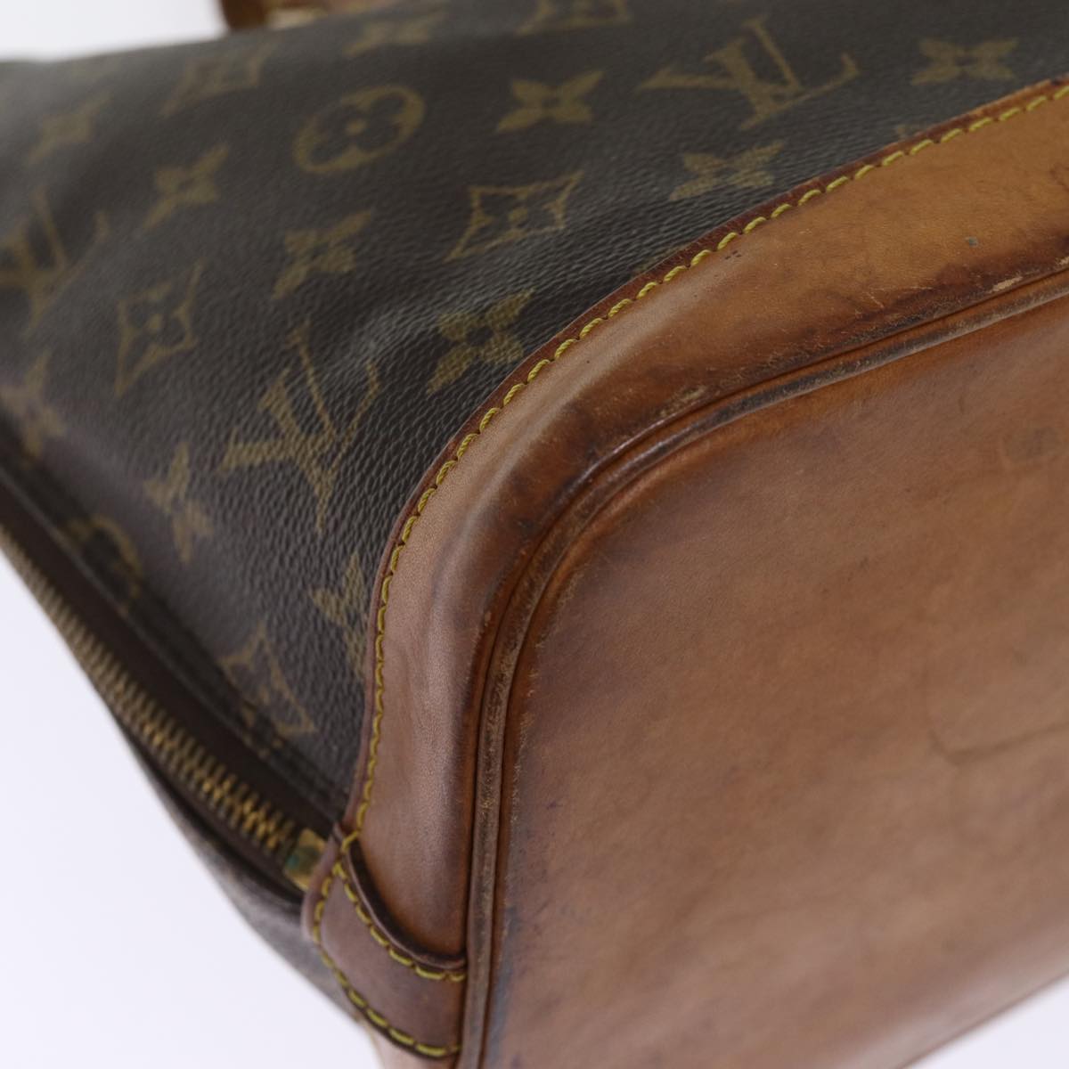 LOUIS VUITTON Monogram Alma Hand Bag M51130 LV Auth 74942