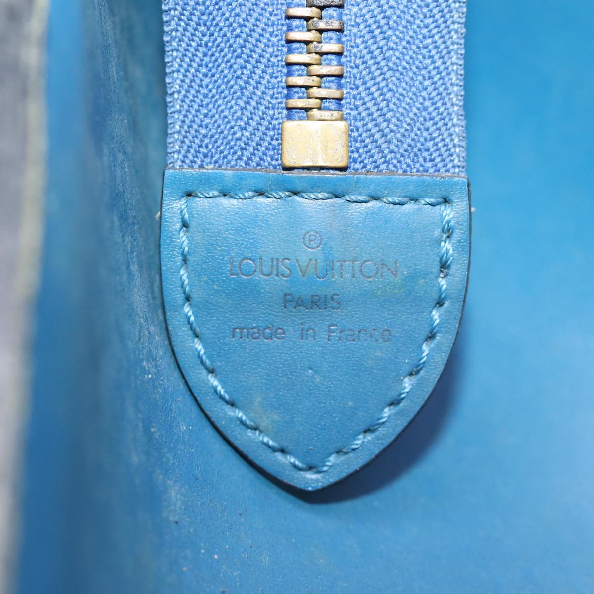 LOUIS VUITTON Epi Riviera Hand Bag Blue M48185 LV Auth 74945