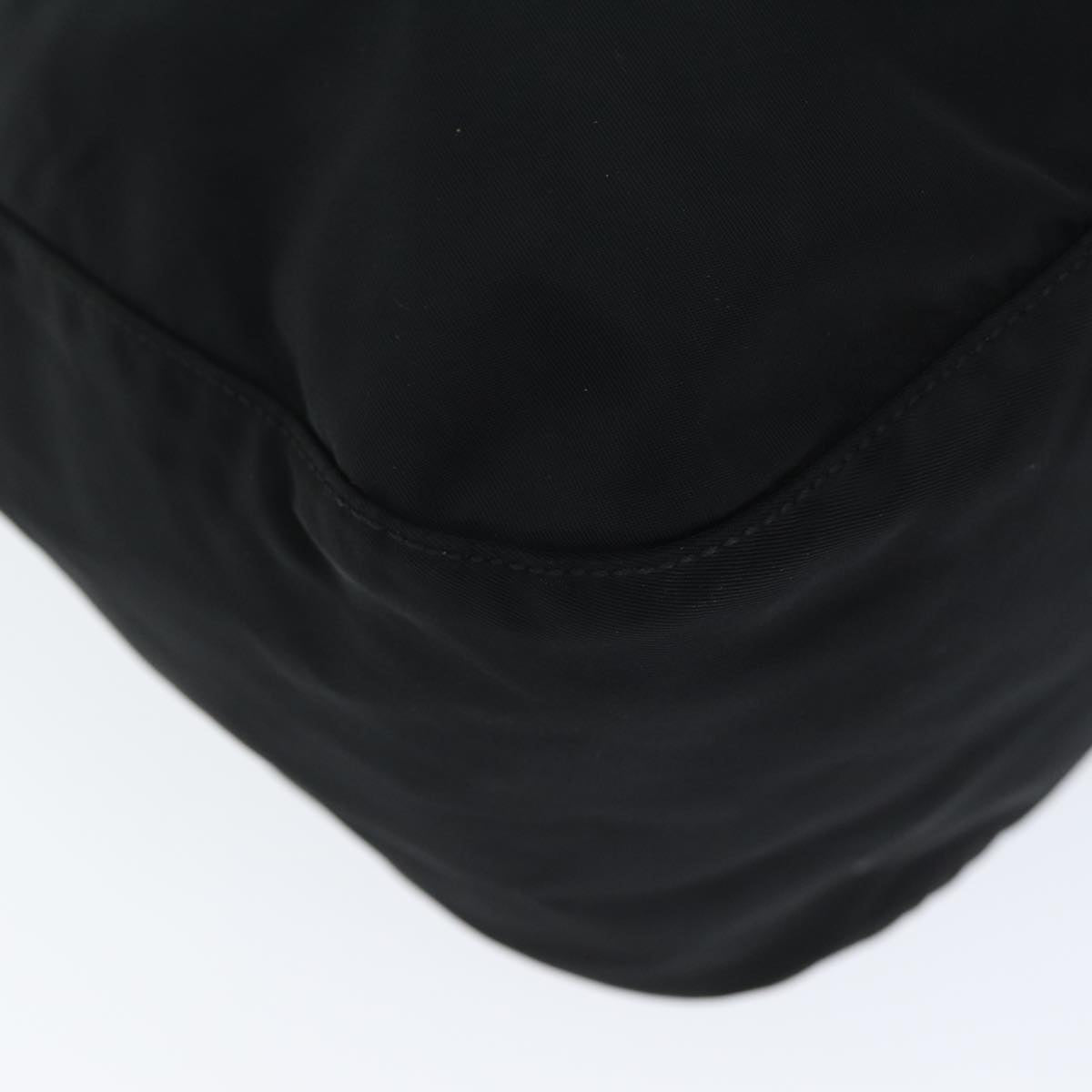 PRADA Shoulder Bag Nylon Black Auth 74965