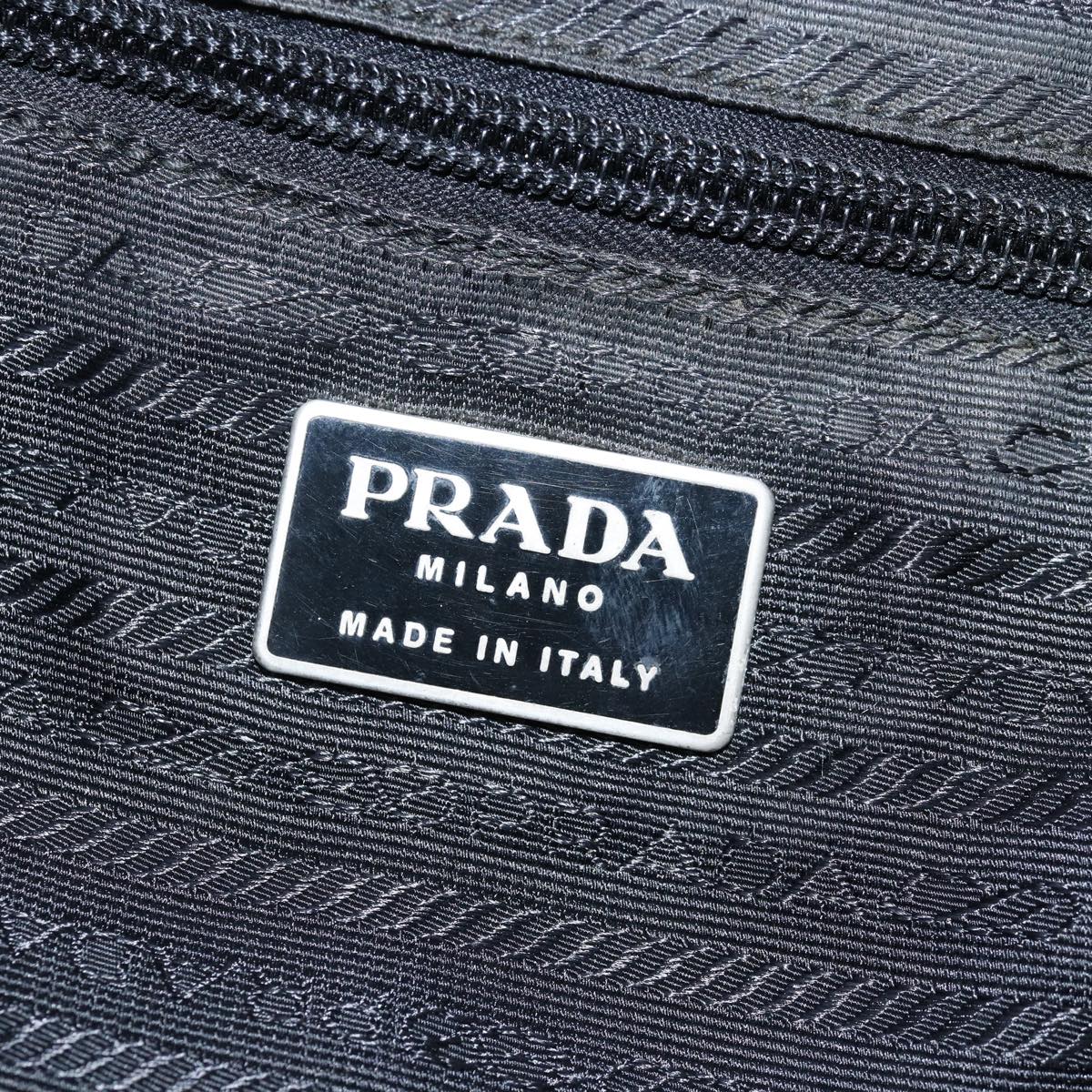 PRADA Backpack Nylon Black Auth 74966