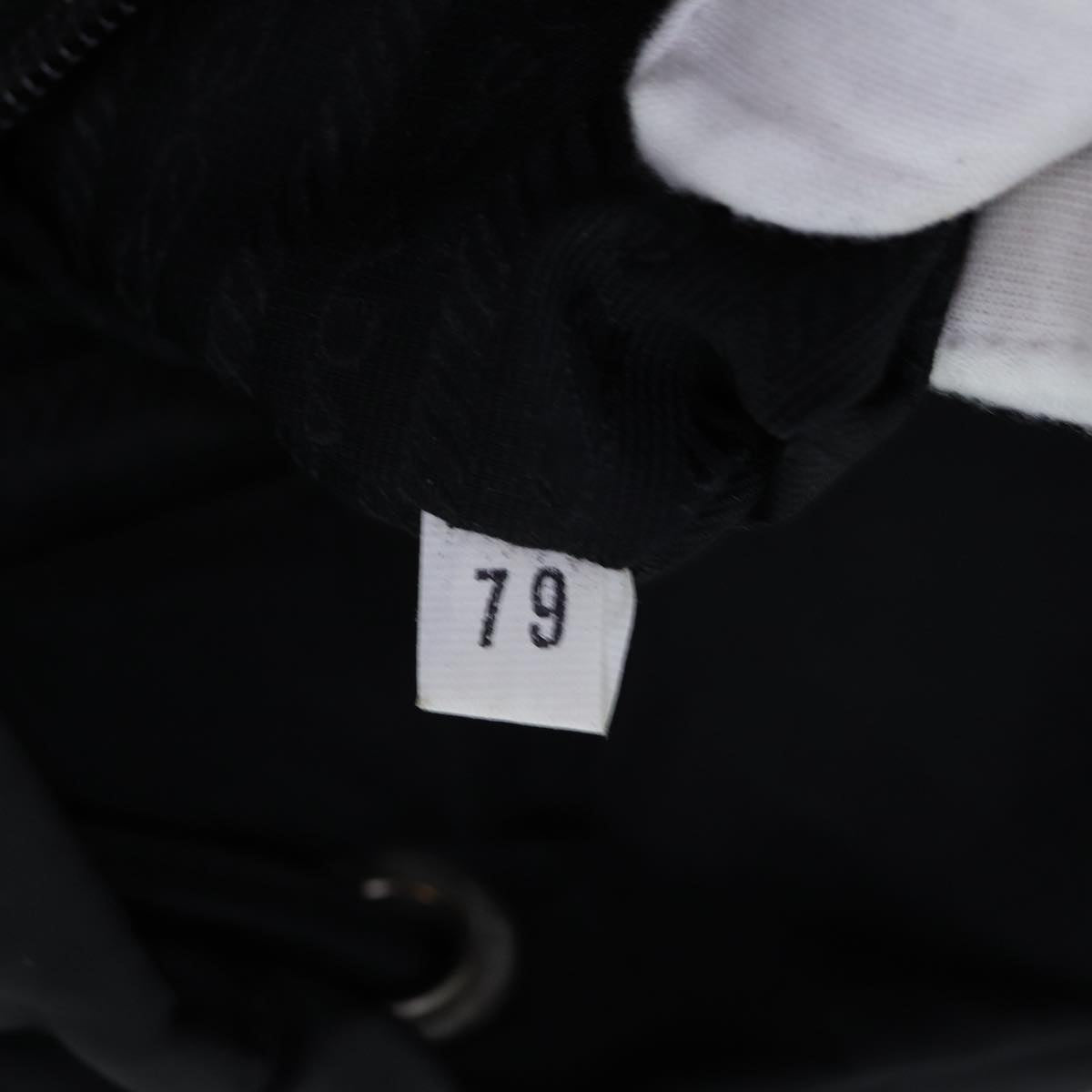 PRADA Backpack Nylon Black Auth 74966