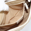GUCCI Bamboo GG Canvas Hand Bag White Silver 001 3870 Auth 74977-24