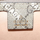 GUCCI GG Supreme Web Sherry Line Jackie Bag BALENCIAGA Beige 636706 Auth 74999SAV-19