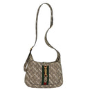 GUCCI GG Supreme Web Sherry Line Jackie Bag BALENCIAGA Beige 636706 Auth 74999SAV-1