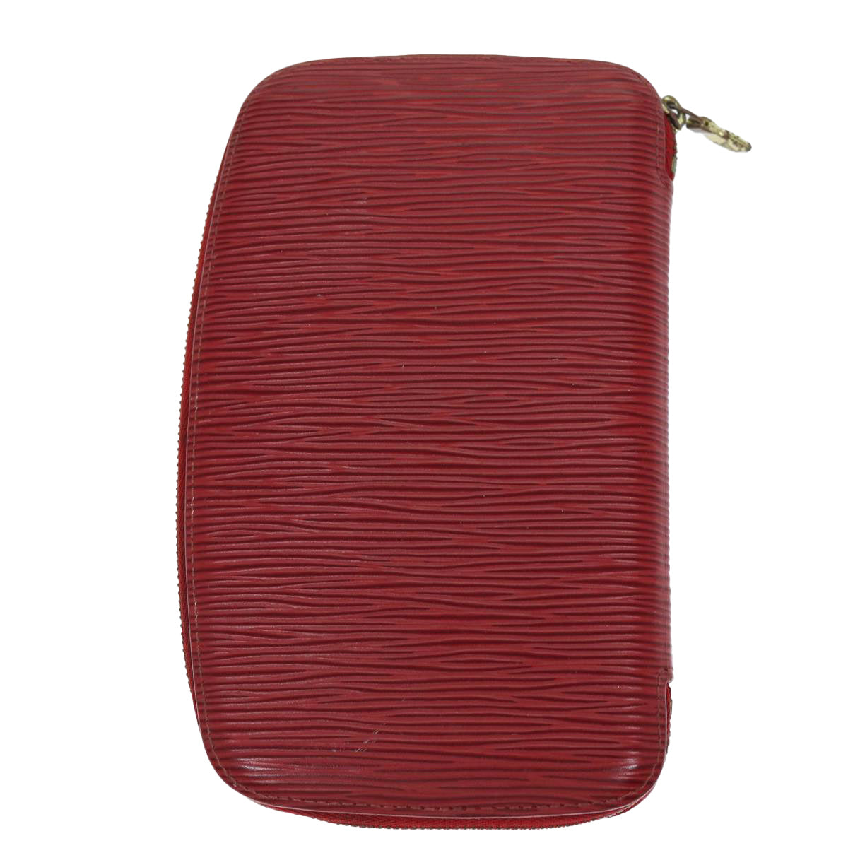 LOUIS VUITTON Epi Agenda Geode Wallet Red M63877 LV Auth 75005