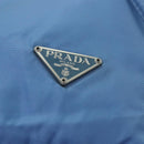 PRADA Drawstring Pouch Nylon Light Blue Auth 75006-8