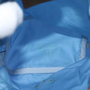 PRADA Drawstring Pouch Nylon Light Blue Auth 75006-10