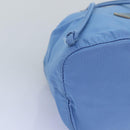 PRADA Drawstring Pouch Nylon Light Blue Auth 75006-7