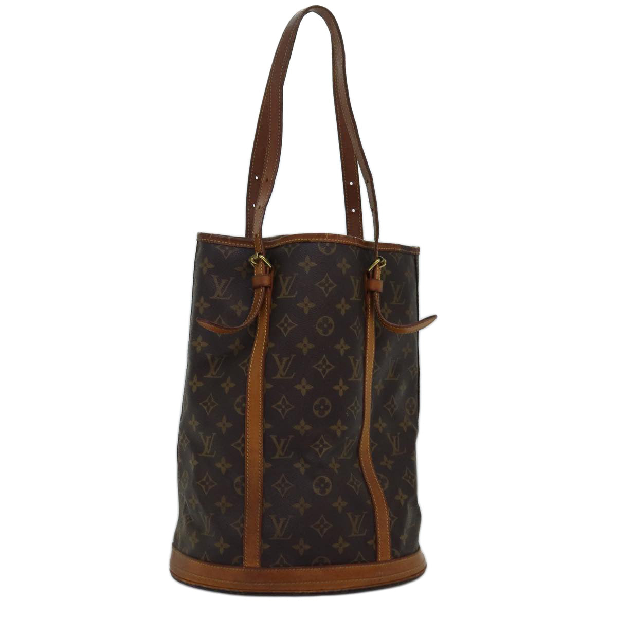 LOUIS VUITTON Monogram Bucket GM Shoulder Bag M42236 LV Auth 75011