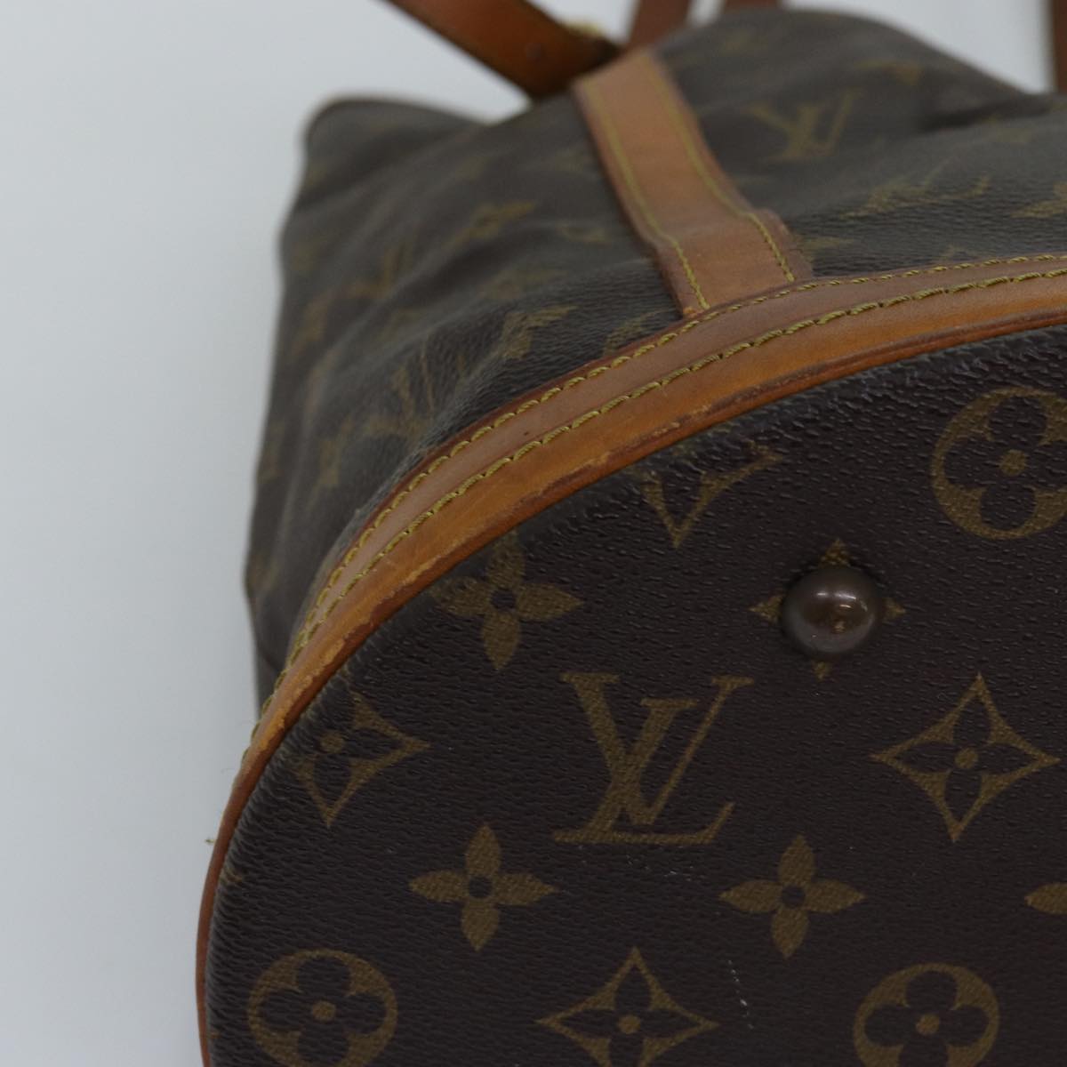 LOUIS VUITTON Monogram Bucket GM Shoulder Bag M42236 LV Auth 75011