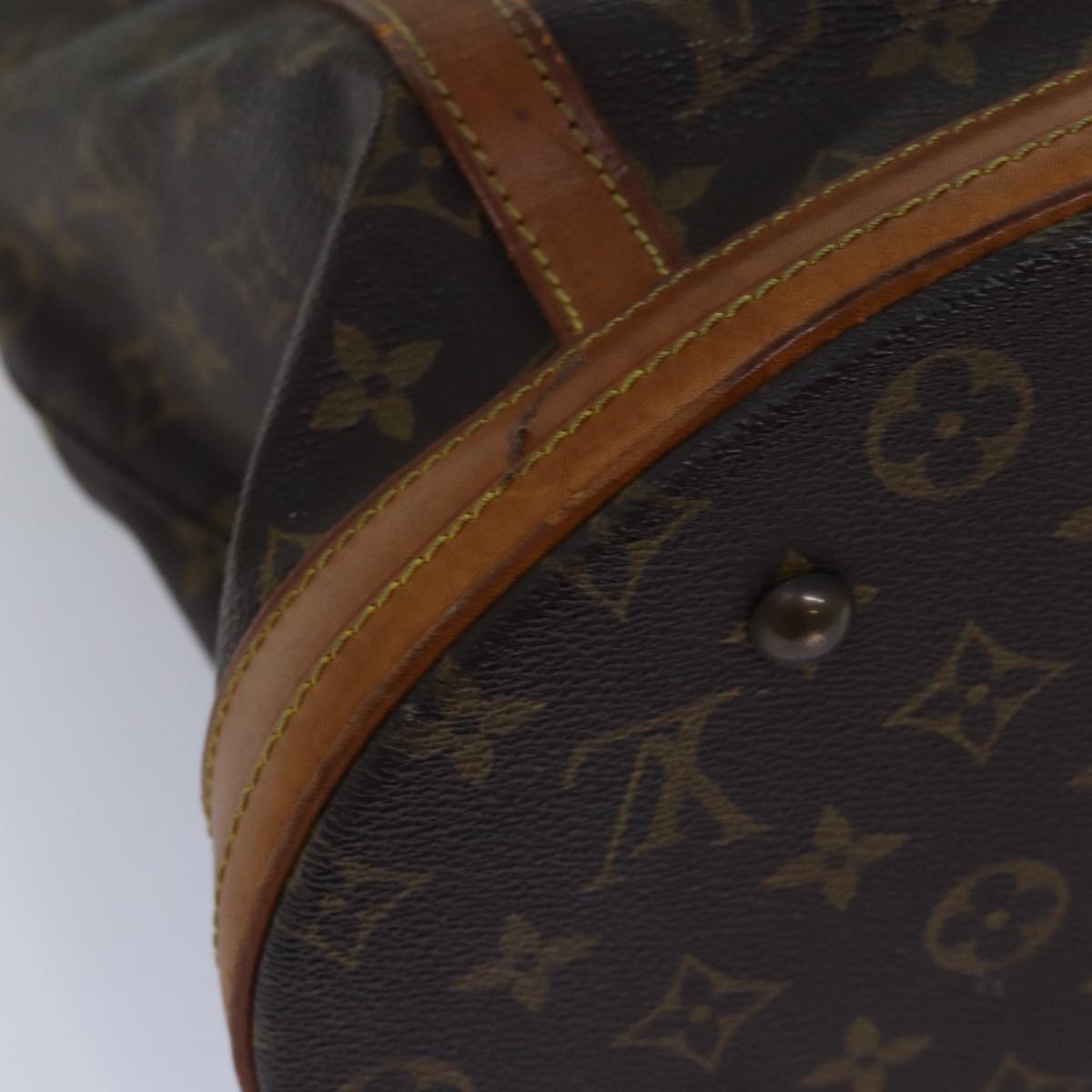 LOUIS VUITTON Monogram Bucket GM Shoulder Bag M42236 LV Auth 75011