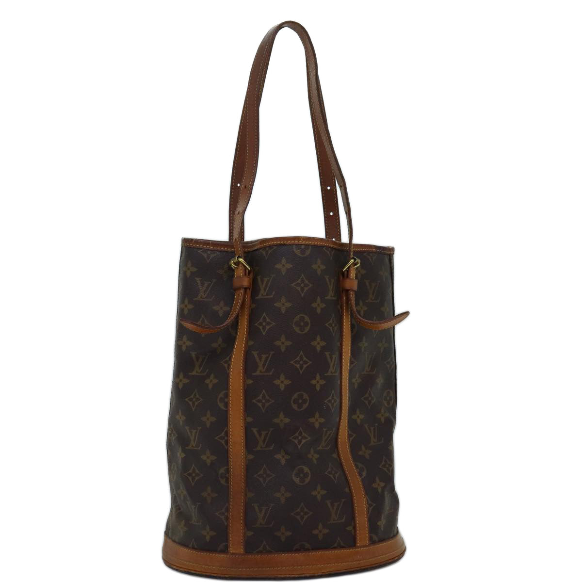 LOUIS VUITTON Monogram Bucket GM Shoulder Bag M42236 LV Auth 75011