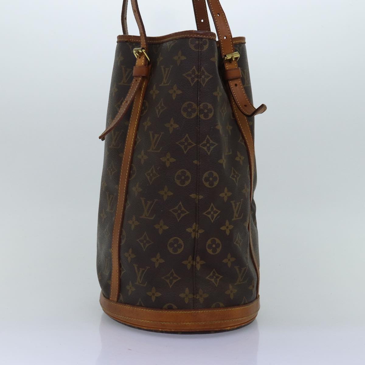 LOUIS VUITTON Monogram Bucket GM Shoulder Bag M42236 LV Auth 75011