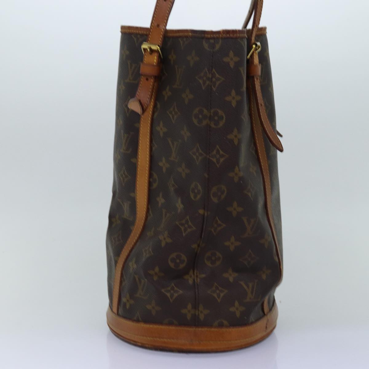 LOUIS VUITTON Monogram Bucket GM Shoulder Bag M42236 LV Auth 75011