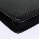 LOUIS VUITTON Epi Pochette Homme Clutch Bag Black M52522 LV Auth 75013-15
