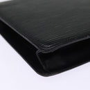 LOUIS VUITTON Epi Pochette Homme Clutch Bag Black M52522 LV Auth 75013-7