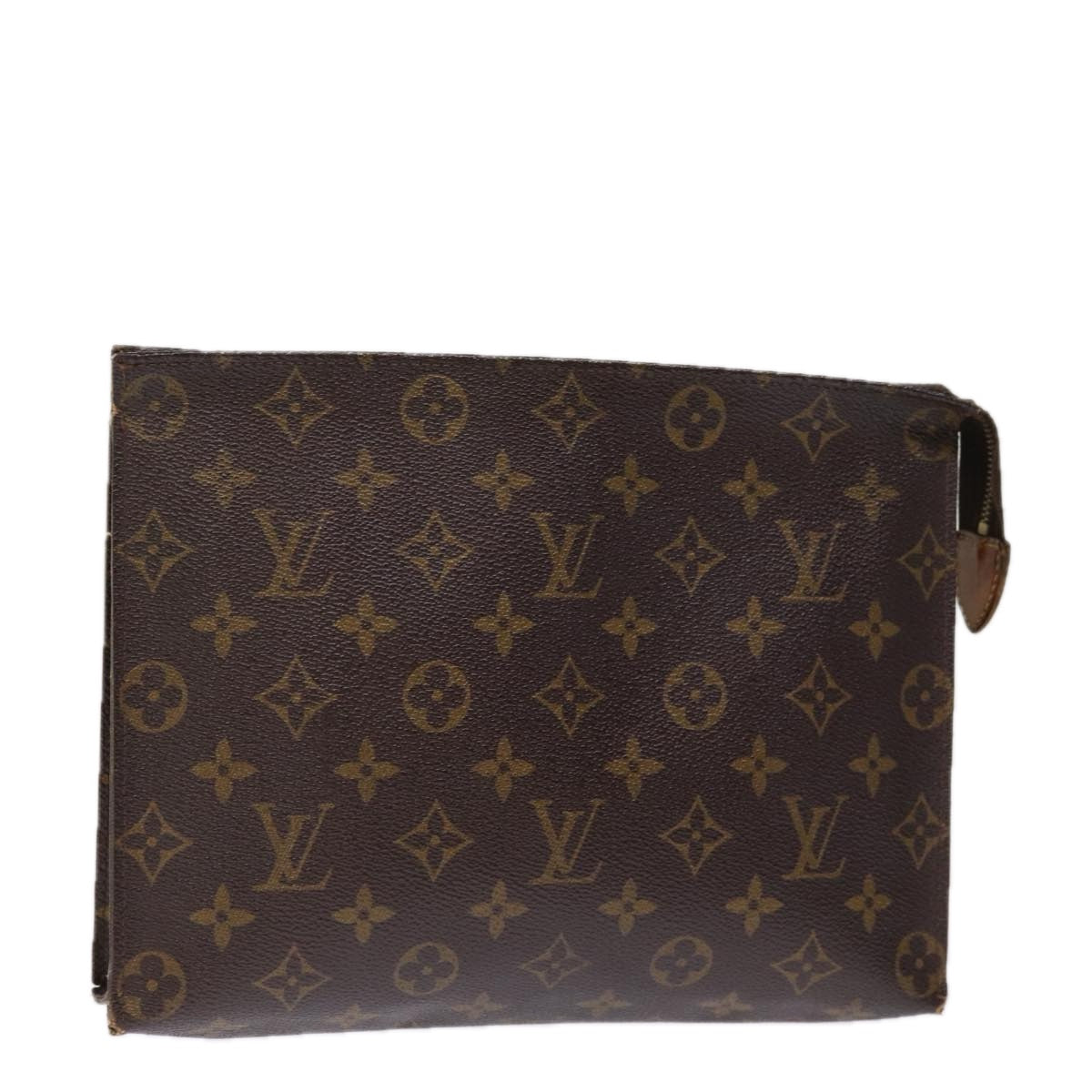 LOUIS VUITTON Monogram Poche Toilette 26 Pouch M47542 LV Auth 75023