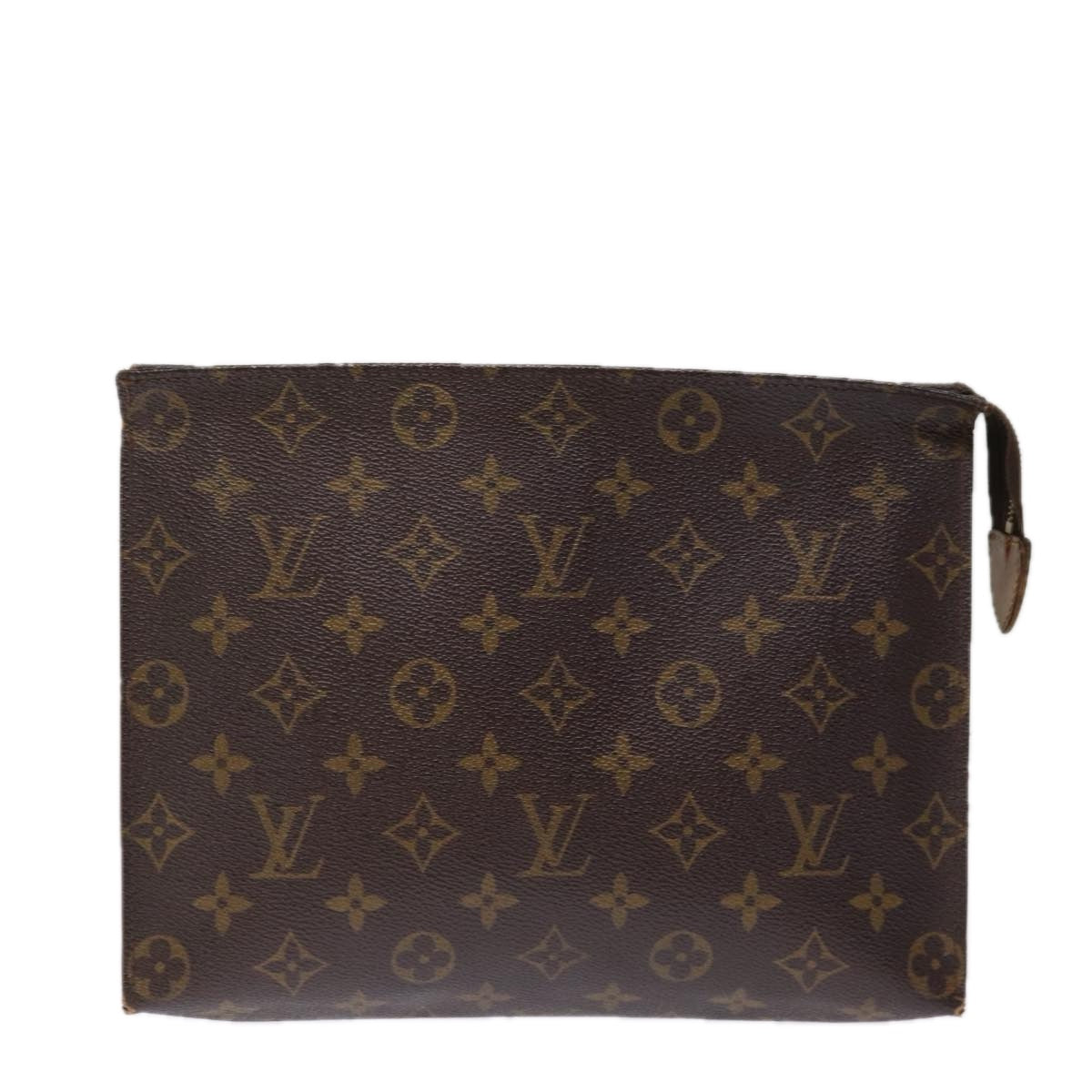 LOUIS VUITTON Monogram Poche Toilette 26 Pouch M47542 LV Auth 75023